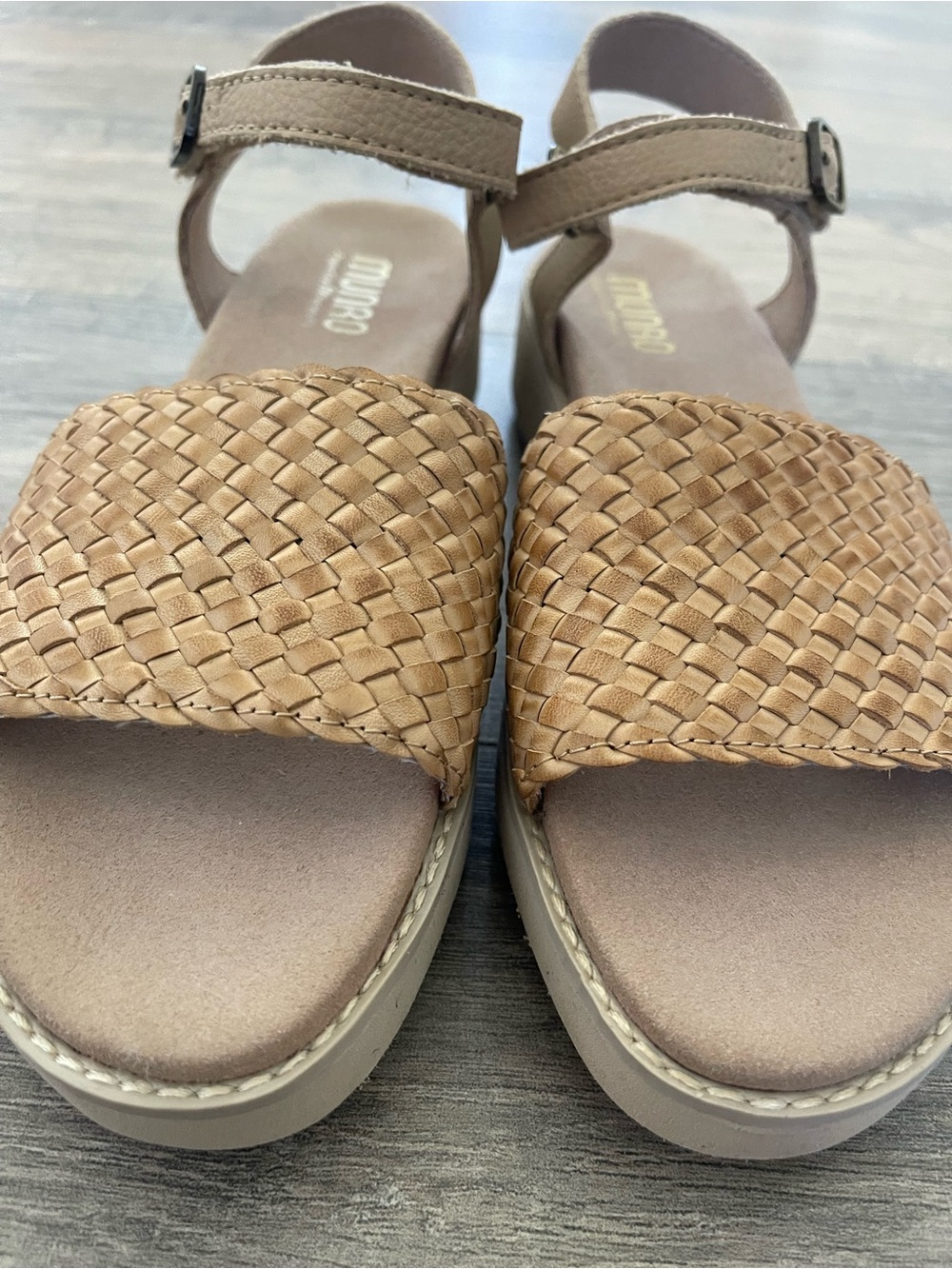 New Munro Conner Ankle Strap Platform Sandal size 8.5 - Picture 4 of 9